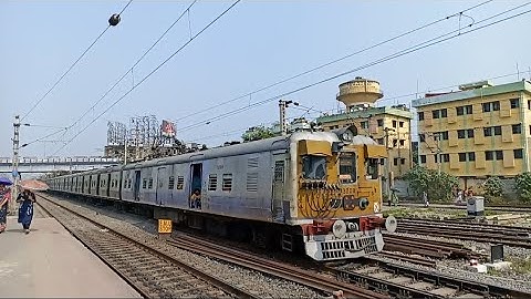 Down BARDDHAMAN HOWRAH Chord Line Super Local thrashed DANKUNI with hammering track sounds