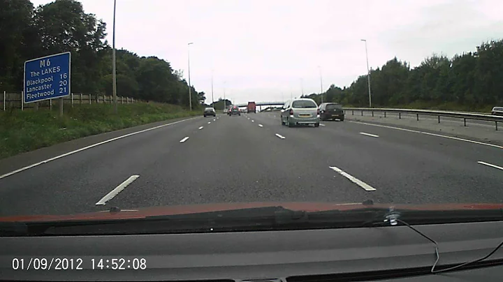 M6 Motorway To J 32 M55 Blackpool