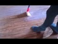 Paper Bag Flooring - Applying Varathane to paper bag floors - paperbagflooring.com