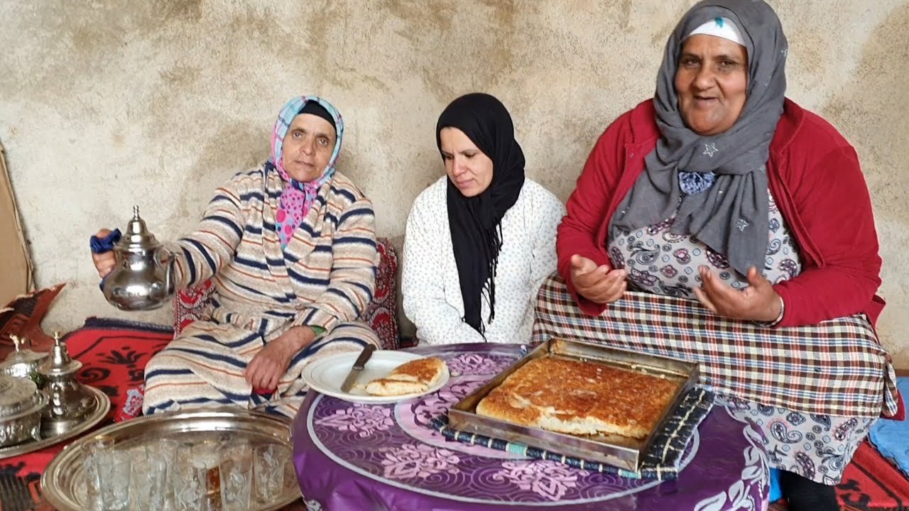 طرائف لالة حادة مع زوجها😂خبزة مخمرة بطريقة لالة دريسية