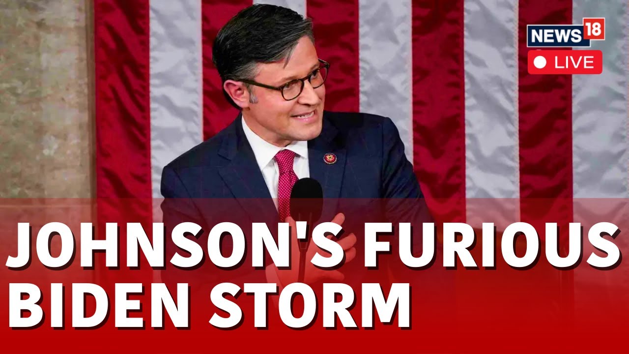 Speaker Mike Johnson LIVE | House Speaker Mike Johnson Slams Joe Biden ...