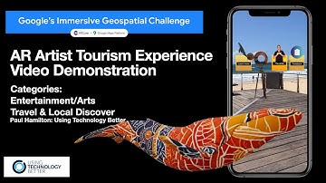 AR Artist Tourism Experience Video demonstration for the Google Geospatial Challenge