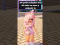 Mi padrastro quiere ser el nuevo papá 😢🥺 #roblox #robloxedits #shorts