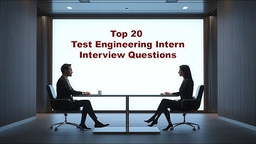 Top 20 Test Engineering Intern Interview Questions