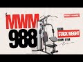 Marcy 150lb stack weight home gym mwm988 assembly help
