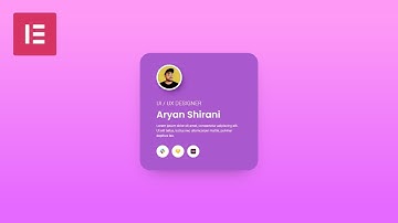 Elementor Tutorial Beginner - Simple online VCard for your business
