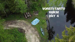 Vorsti - Tartu 180km river trip alone, day4\ Одиночный 180 км сплав по речкам Эстонии, день 4