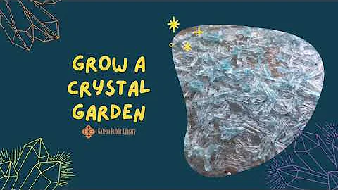 DIY Epsom Salt Crystal Garden