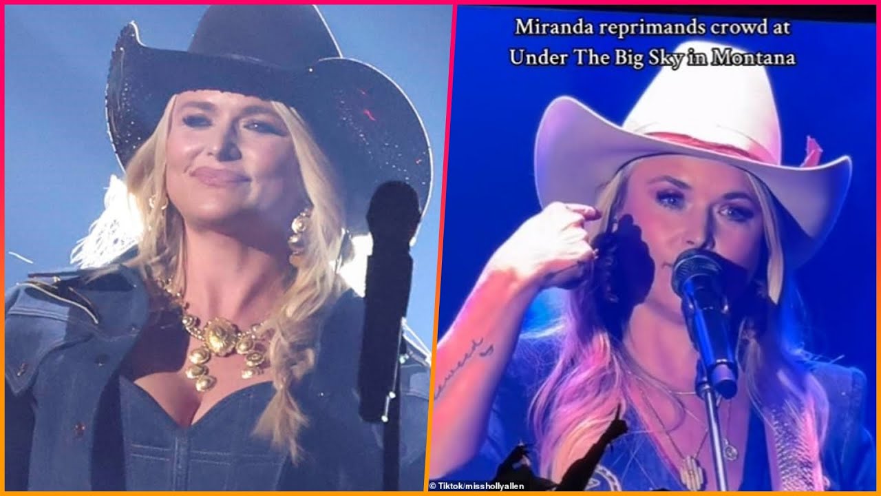 Country star Miranda Lambert scolds rowdy fans for misbehaving during