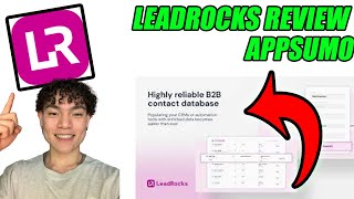 Leadrocks App Sumo Review - ZoomInfo, Seamless, Lusha, B2B Lead Generation Tool Alternative