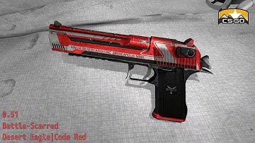 Desert Eagle  Code Red  Wear/Float