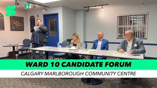 Calgary Ward 10 Candidate Forum in Marlborough