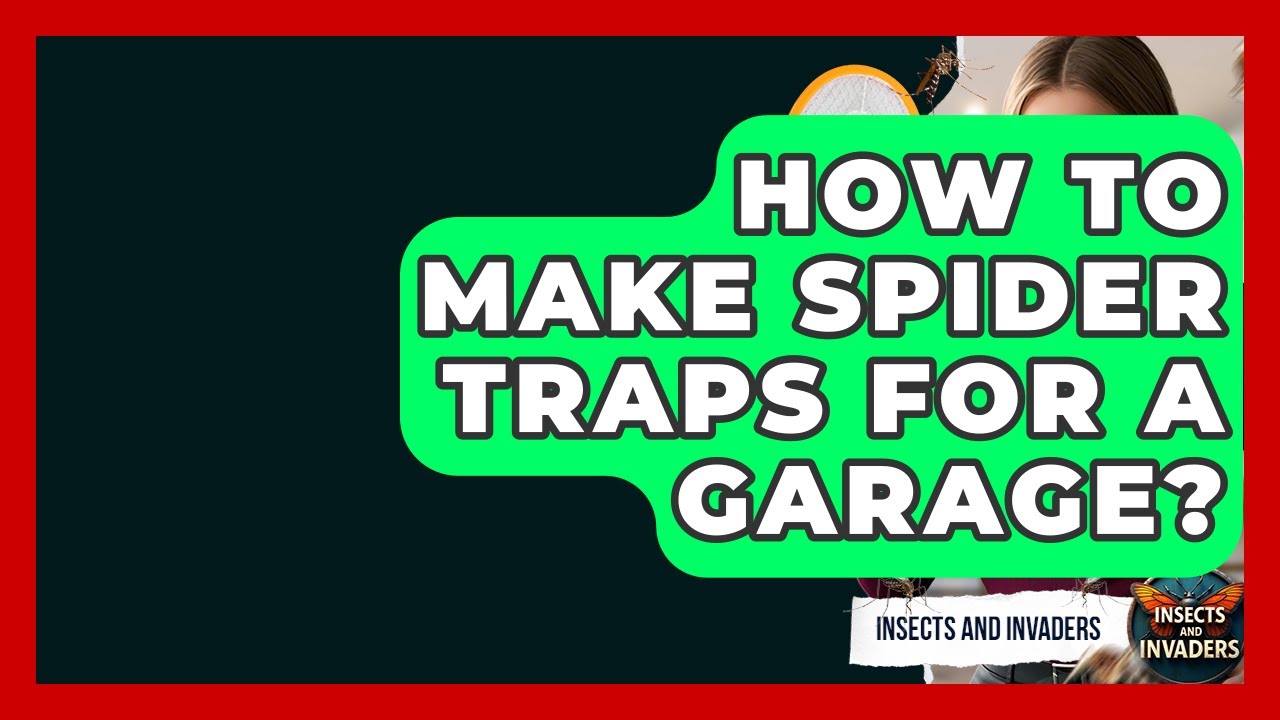 How To Make Spider Traps For A Garage? - Insects and Invaders