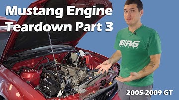 How to Disassemble A Mustang GT 3v 4.6L Motor 2005-2009 Part 3