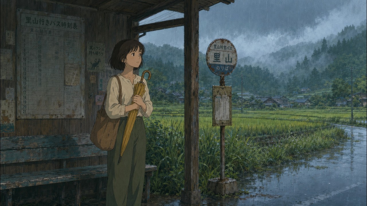 Rainy Evening in the Countryside 🌧️ | A Studio Ghibli Inspired Journey ...