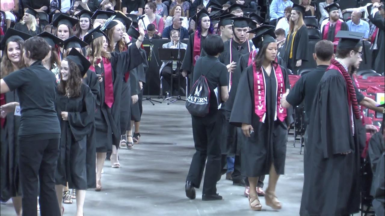 2017 EWU Commencement 2 pm Ceremony CALE, CBPA, CHSPH YouTube