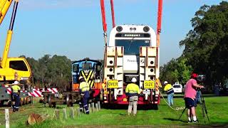 ADP 101 Australind railcar driving cab, being delivered to Boyanup Rail and Heritage Centre.