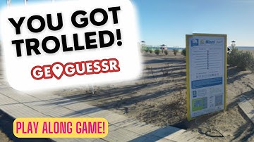 You Got Trolled: GeoGuessr Game - NO MOVING [PLAY ALONG] Does this American get trolled?