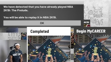 HOW TO RESTART NBA 2K19 PRELUDE ON ANY CONSOLE PS4 AND XBOX MAKE MULTIPLE BUILDS!!!