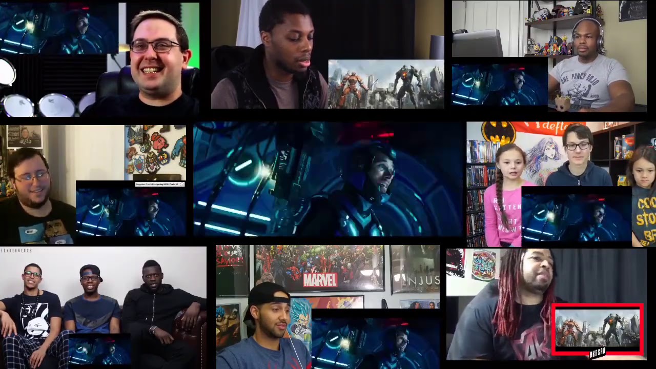 Pacific Rim Uprising IMAX Trailer Reaction Mashup