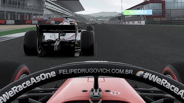 Side by side for an ENTIRE LAP?! F1 2021 Online