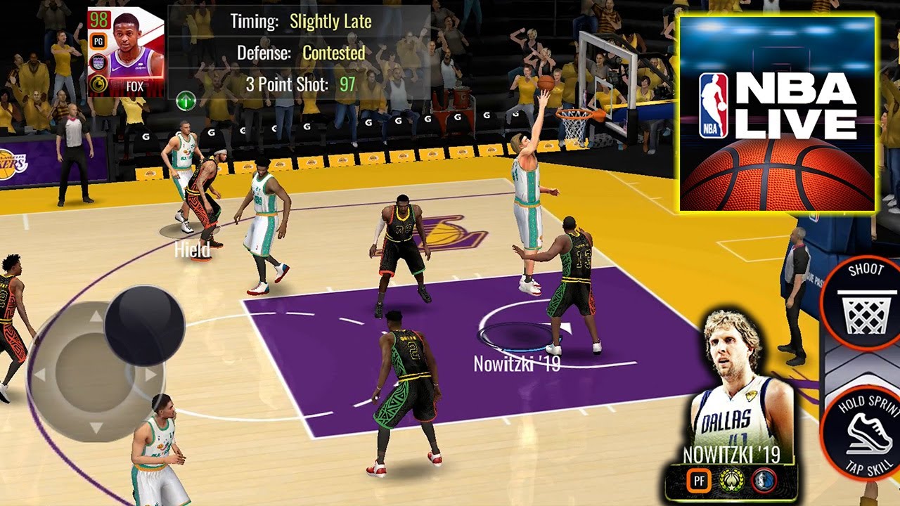 NBA LIVE Mobile Basketball 23 Android Gameplay #5 Nowitzki