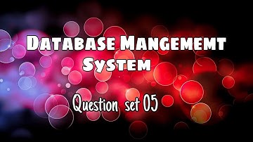 Data Base Task 05 | DBMS Question Session | 1st Year | Java Institute | M.Kaveen Punsara