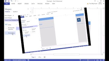 Creating an ERD in Visio