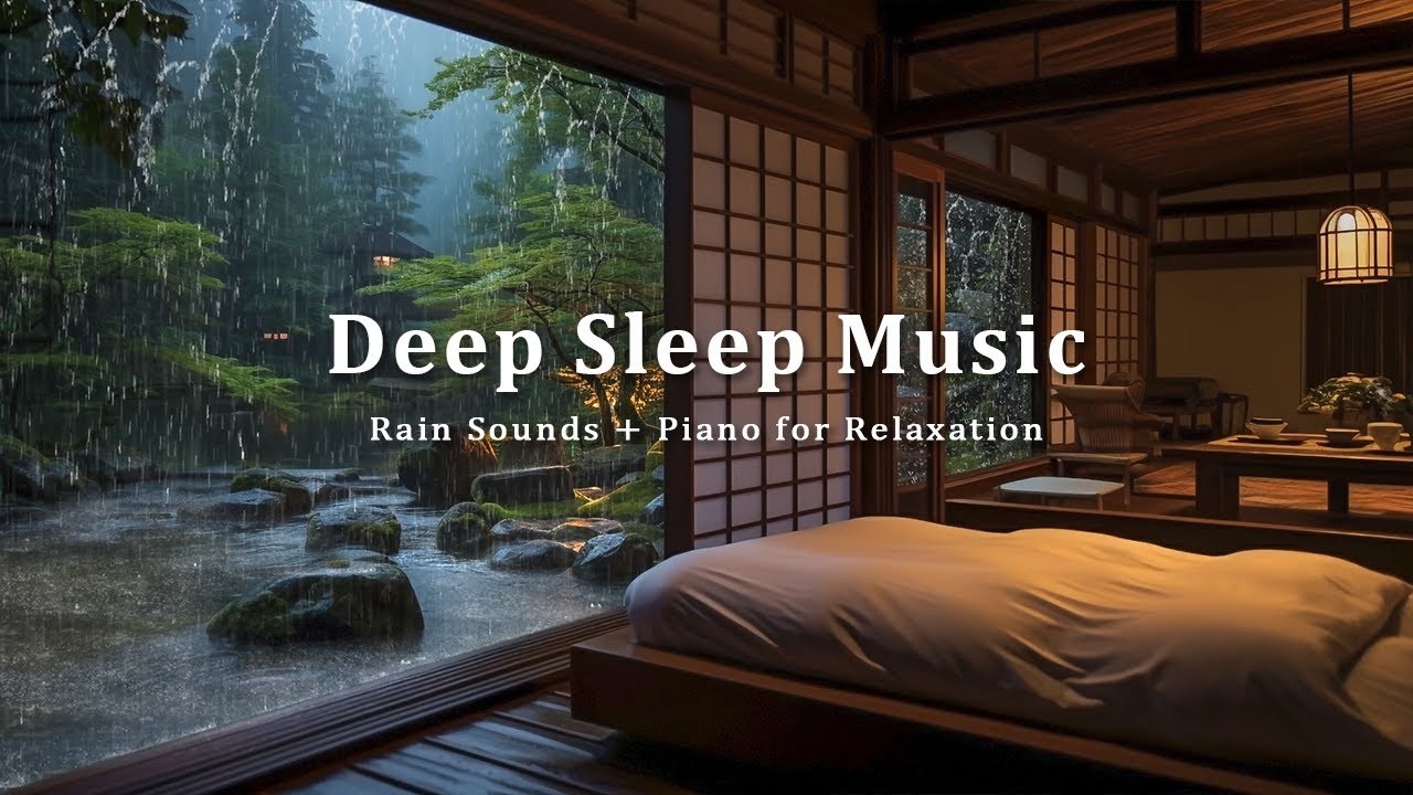 Calm Mind Before Bed – Deep Sleep Music with Rain Sounds