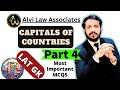 GK Most Important MCQs | LAT 2024 | Capital of countries | Part 4