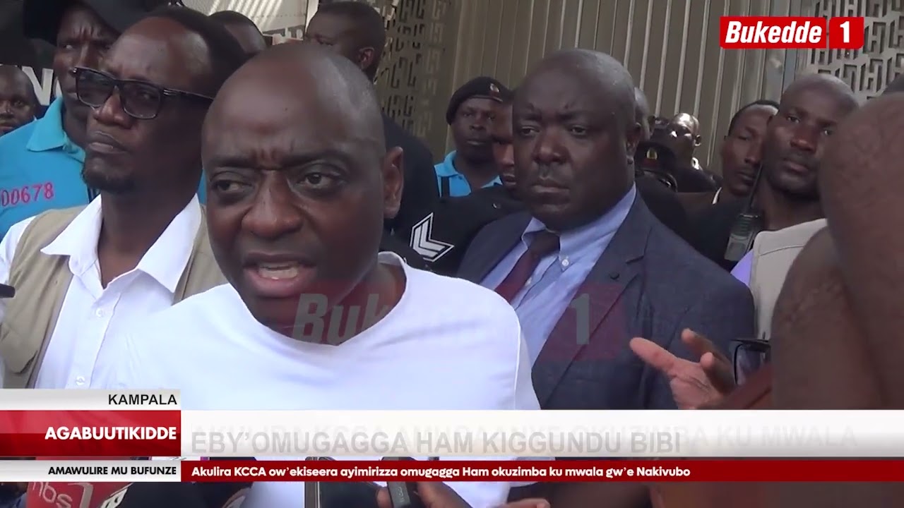 #Agabuutikidde Ebyomugagga HAM bibi. Akulira KCCA amugaanye  okuzimba ku mwala.