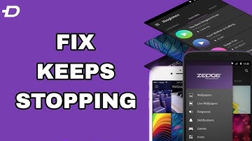 How To Fix And Solve Keeps Stopping On Zedge Wallpapers And Ringtones App | Final Solution