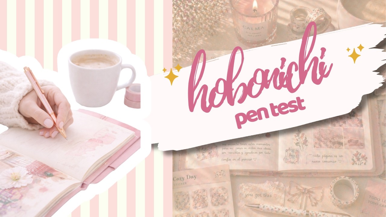 ⚜️Bolis🖊【NUEVOS】y【PEN TEST】✍️en Hobonichi🖊#hobonichi #pentesting #journaling 