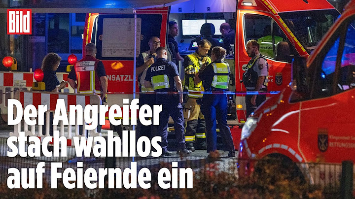 Amok in Solingen: Drei Tote bei Messerattacke auf Stadtfest
