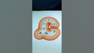 Stay until the end – the final design will amaze you! #spirographshr #relaxing #spirograph #art