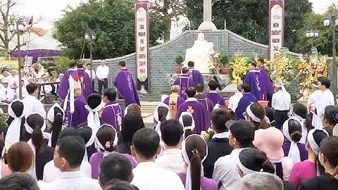 Đón Linh Cữu Cha Cố Giuse Trần Đức Tâm Linh Mục Giáo Phận Bùi Chu Về Nơi An Nghỉ Nơi Đất Thánh 