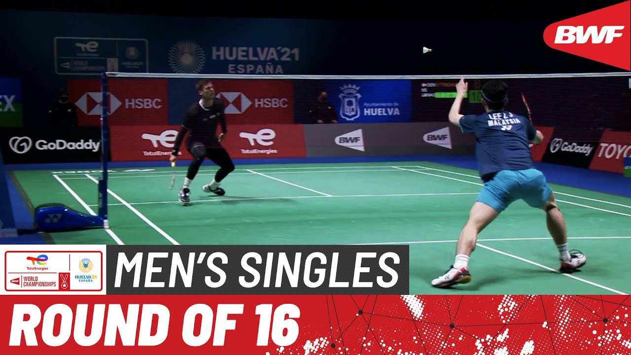 TotalEnergies BWF World Championships 2021 Hans-Kristian Solberg Vittinghus vs Lee Zii Jia R16