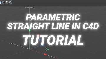 Parametric Straight Line in Cinema4D | Quick Tip Tutorial