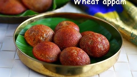 Wheat flour appam | Instant appam recipe