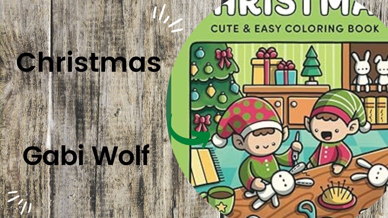Christmas - Gabi Wolf // Adult Colouring Book Flip Through - YouTube