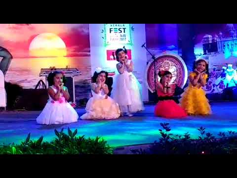 Alipazham perukkan dance   Sagarika Aneha Ashwika Nidhi Veda