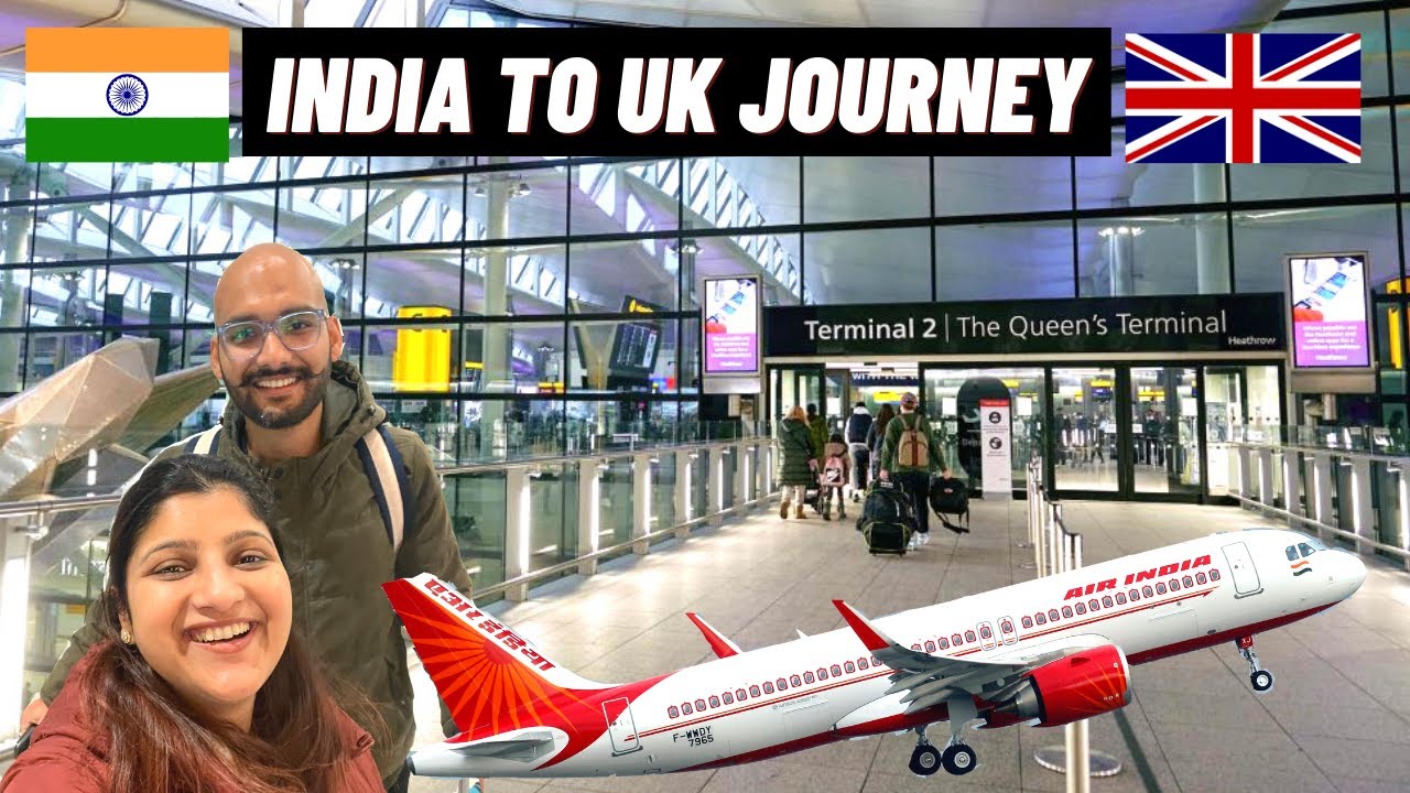 flight journey time from india to uk