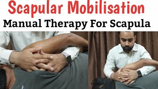 Scapular Mobilisation || Scapular Glides to improve shoulder Range of Motion after Shoulder Surgery