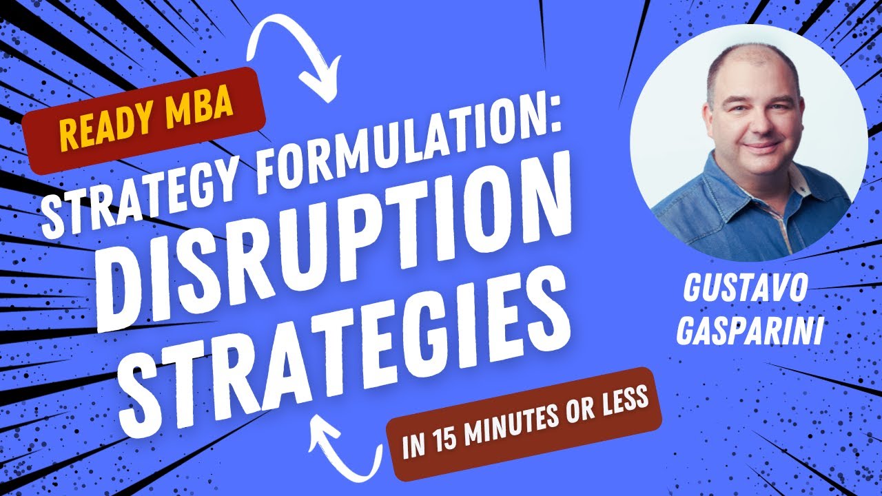 Strategy Management Disruption/ Zone to Win Strategies (Video 68