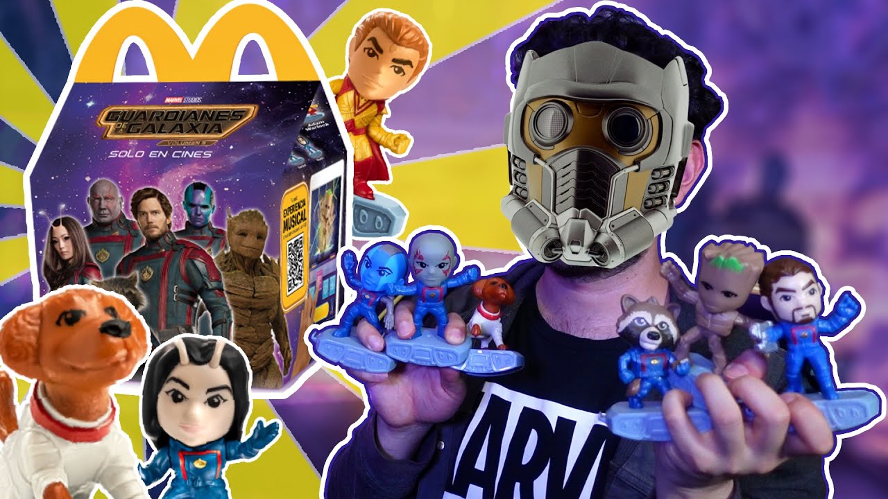 LA COLECCIÓN DE GUARDIANES DE LA GALAXIA DE LA CAJITA FELIZ