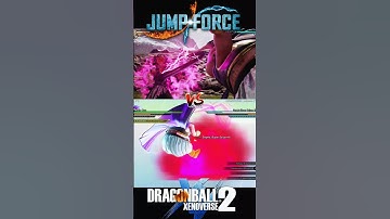 Majin buu Candy beam vs Chocolate beam | Xenoverse 2 vs Jump force #shorts #xenoverse2 #jumpforce