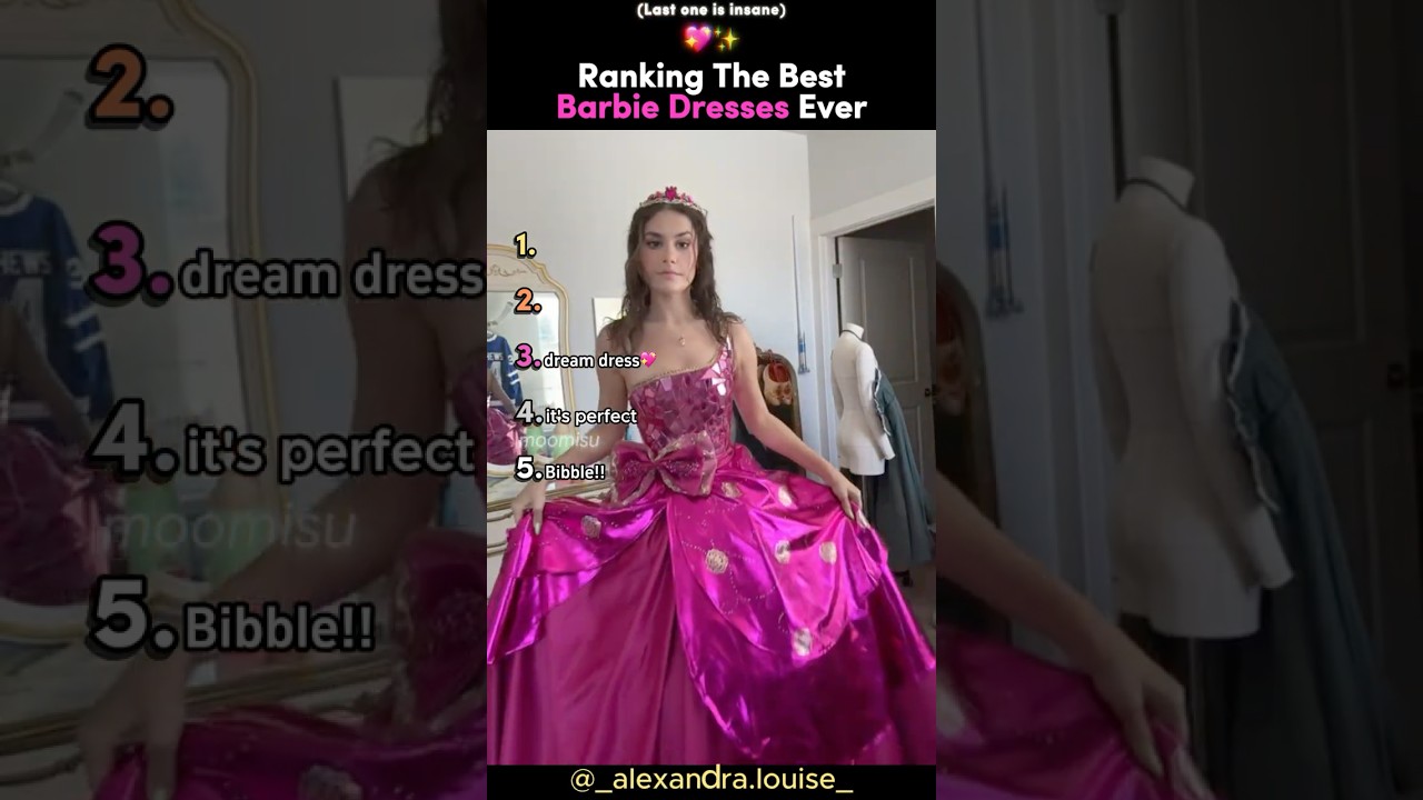Ranking The BEST Barbie Dresses Ever 💖✨