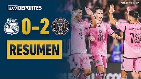 😎 GRAN DEBUT PARA EL CAMPEÓN | Puebla 0-2 Inter Miami | Leagues Cup 2024