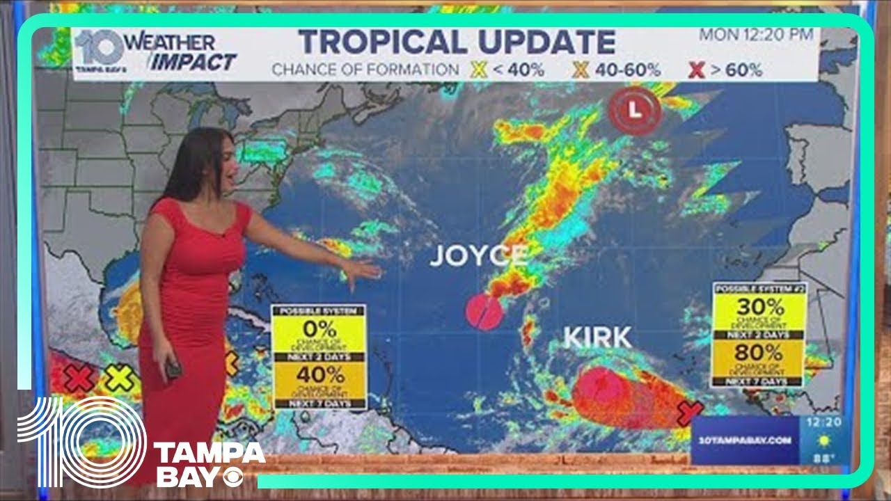 Tracking the Tropics: Tropical Storm Kirk forms in Atlantic ...