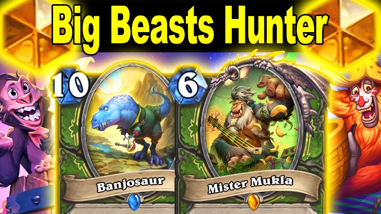 How Strong Is Big Beasts Hunter After Nerfs & Buffs At Festival of Legends Hearthstone YouTube